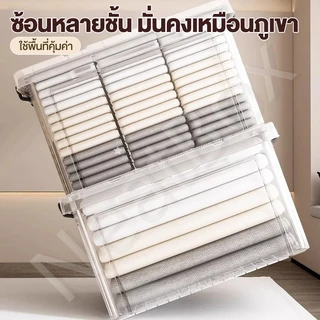 NeatBox กล่องเก็บของ กล่องพลาสติก กล่องเก็บของอเนกประสงค์ กล่องเก็บของพลาสติกมีล้อ โปร่งใส เก็บเสื้อผ้า ได้เก็บของเล่น