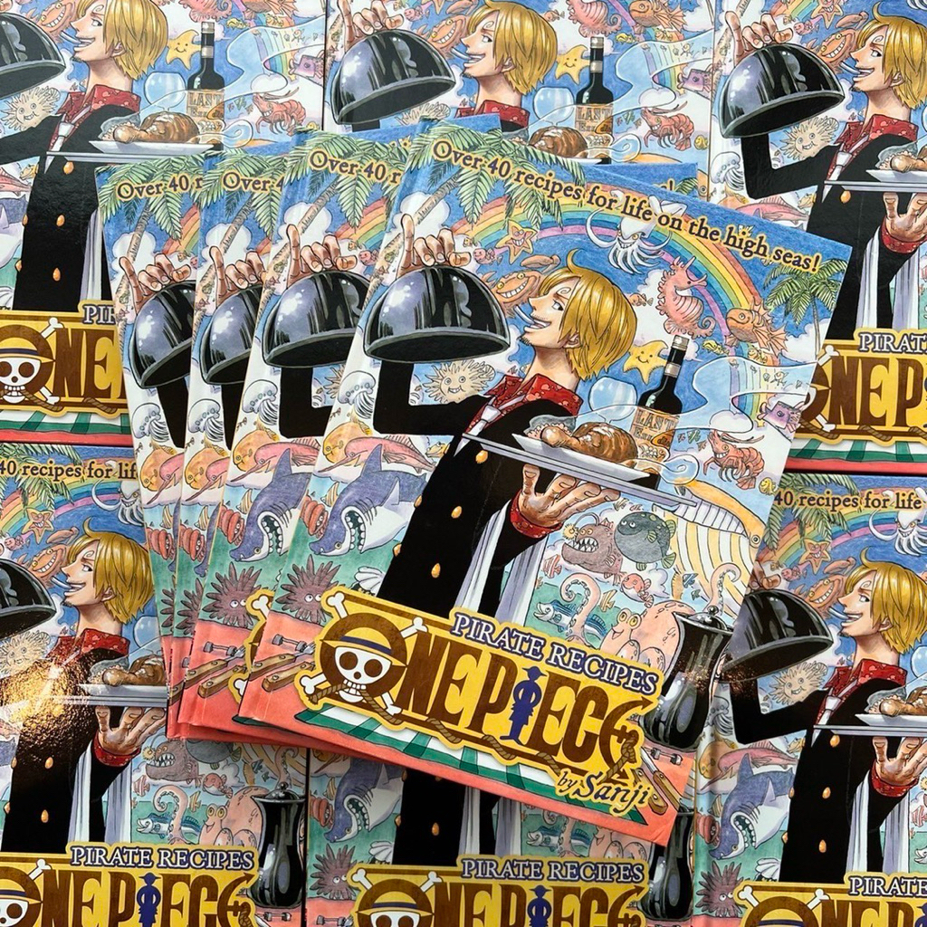 ONE PIECE Pirate Recipes by Sanji หนังสือสอนทำอาหารวันพีซ | ฉบับภาษาอังกฤษ 𓍯