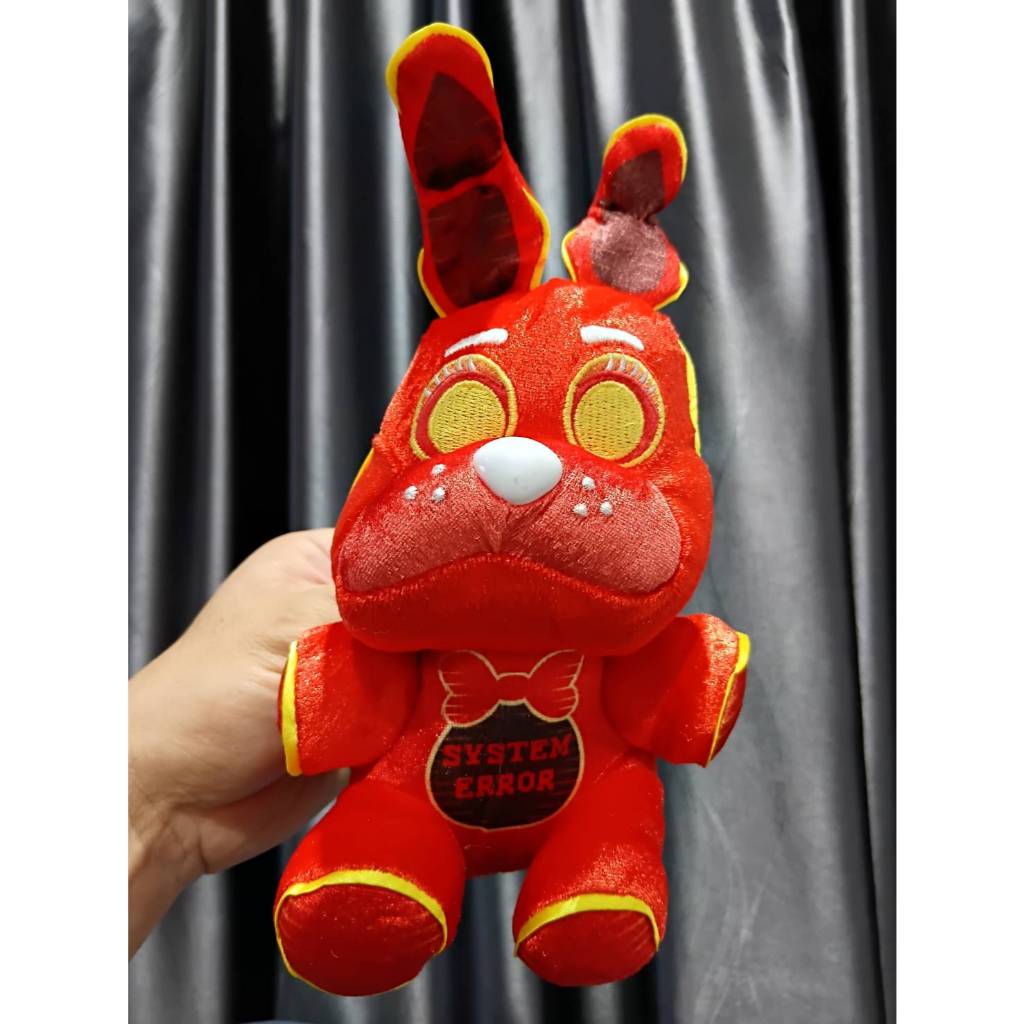 ตุ๊กตาไฟฟ์ไนตส์แอตเฟรดดีส์  Funko FNAF Five nights at Freddys SYSTEM ERROR BONNIE Stuffed Plush FNAF