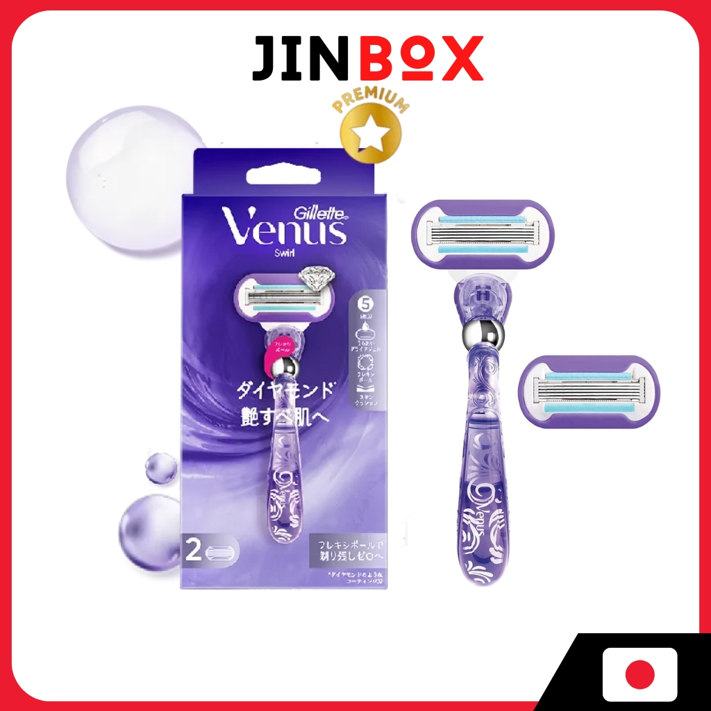 Gillette Venus Razor สําหรับผู้หญิง ผิวเรียบเนียน Swirl
