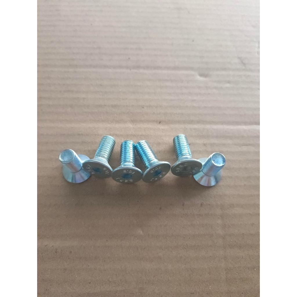 FMS-10X25(W)น็อตหัวจมเตเปอร์ เกลียวตลอด M10X25-1.5F สินค้าคงเหลือ/ชิ้น = 378 (PK-C078)