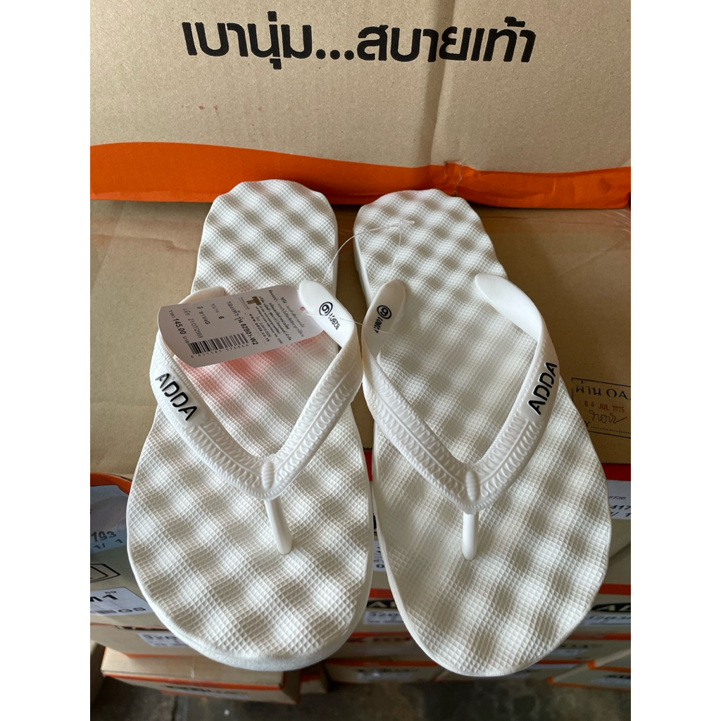 Addaรองเท้าแตะหูคีบแบบสวมรุ่น82B01มีปุ่มนวดเท้าสวมใส่สบายน้ำหนักเบา