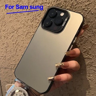 เคส Samsung A15 A16 A22 แฟชั่นเรียบง่าย A26 A05S A35 A36 A56 A55 S24 A13 A54 S23 A53 5G A04s A13 5G ป้องกันการตก เคส