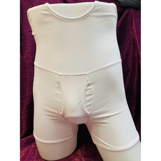 ชุดบอดี้สูทซับในชาย สีพื้น เปิดเป้าหน้าได้ทั้งสองข้าง