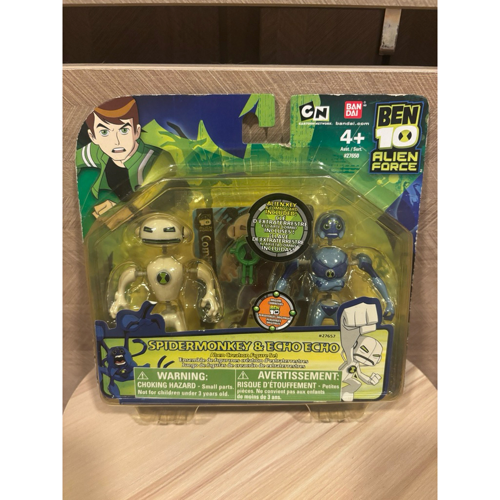 Ben 10 Alien Force Alien Creation Echo Echo & Spidermonkey Mini Figure 2-Pack