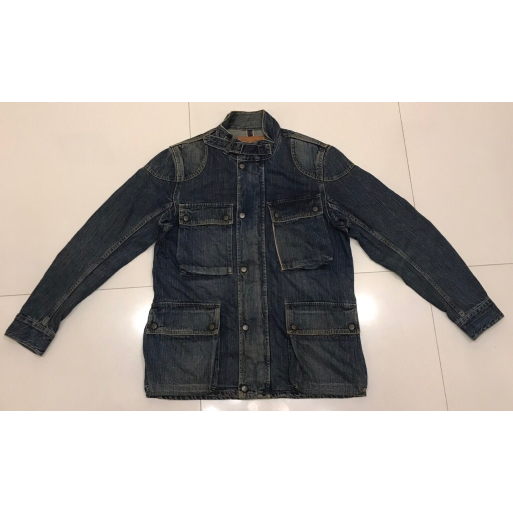 เสื้อยีนส์ EDWIN🇯🇵 505s GENUINE QUALITY🎌 *ริมแดง กระสอบญี่ปุ่นแบรนด์แท้มือ2