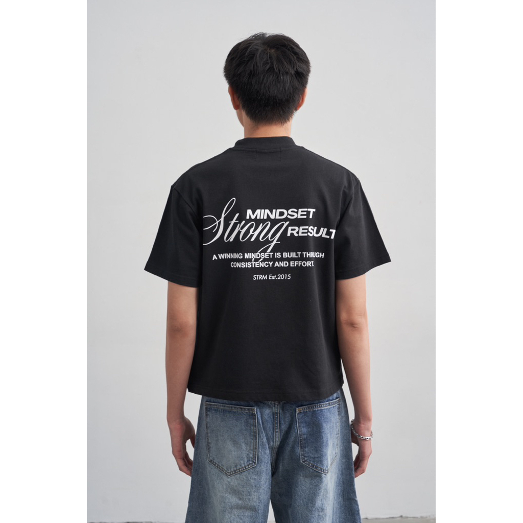 Strong boxy crop เสื้อยืดครอปคอฟิต  A1 - รูปที่ 6