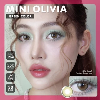 Mini Olivia Green [-50ถึง-1000] By Kittykawaii คอนแทคเลนส์