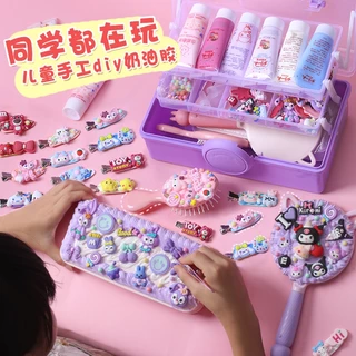 แพ็ควัสดุ DIY กล่องดินสอ กล่องเครื่องเขียนครีมหมากฝรั่ง แฮนด์เมด สําหรับใส่เครื่องเขียน ของขวัญสําหรับเด็ก