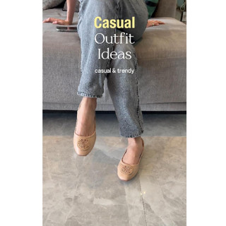 New!!! รองเท้าคัชชูส้นแบน รุ่น 220014 รองเท้าแนวสุขภาพ พื้นน…