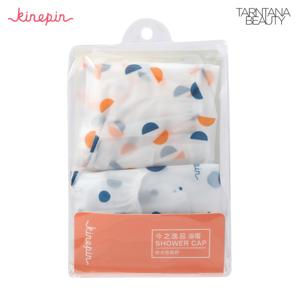 KINEPIN หมวกคลุมผมอาบน้ำ ลายครึ่งวงกลม (J1110)