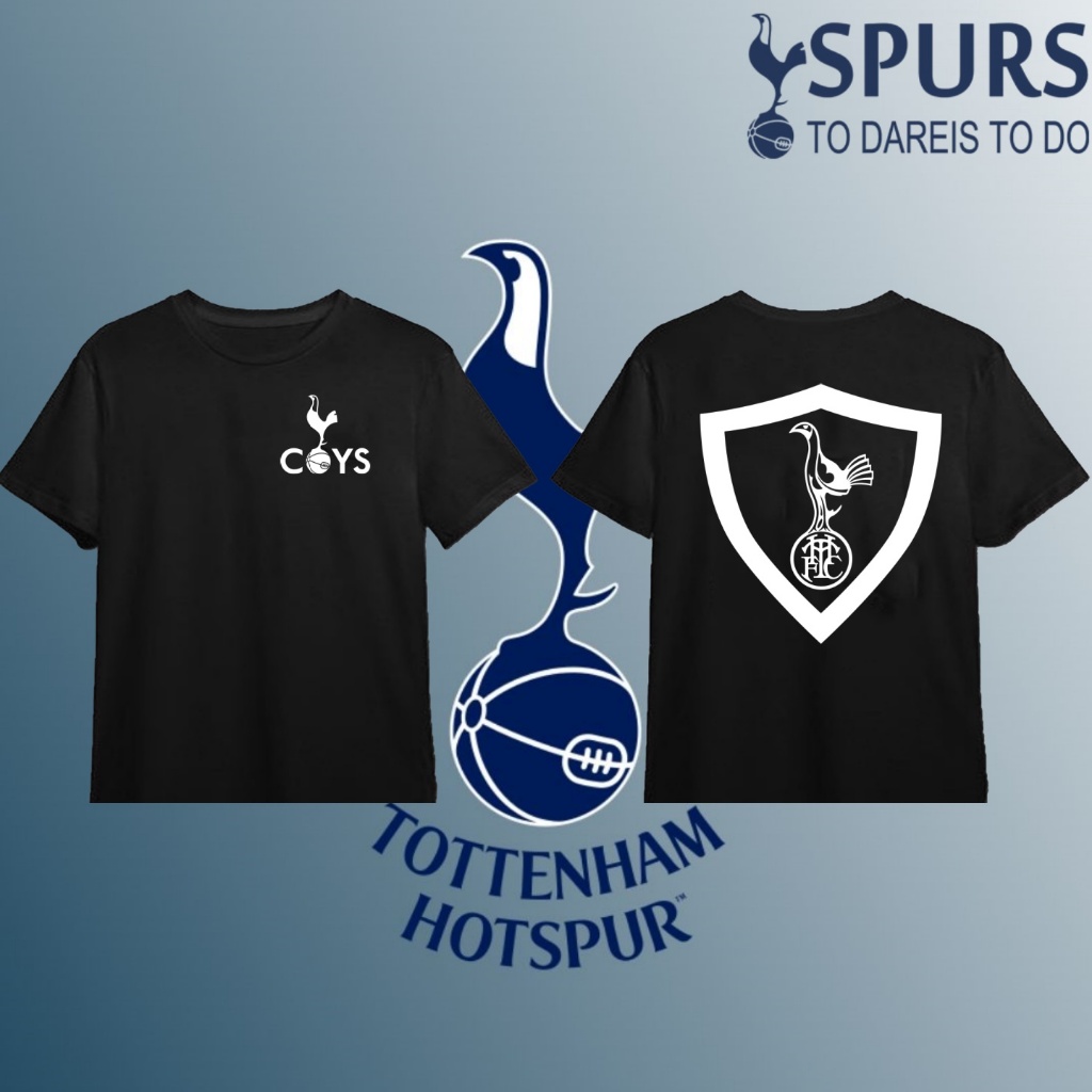 NEW 2025 เสื้อยืด Tottenham Hotspur (SPURS) T-shirt ไม่จำกัดเพศ ผ้าฝ้ายเนื้อนุ่ม  แฟชั่นฤดูร้อน S-5X