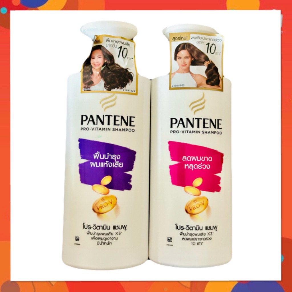 380 ml Pantene แพนทีน แชมพู สำหรับผมเสีย และผมขาดหลุดร่วง Shampoo