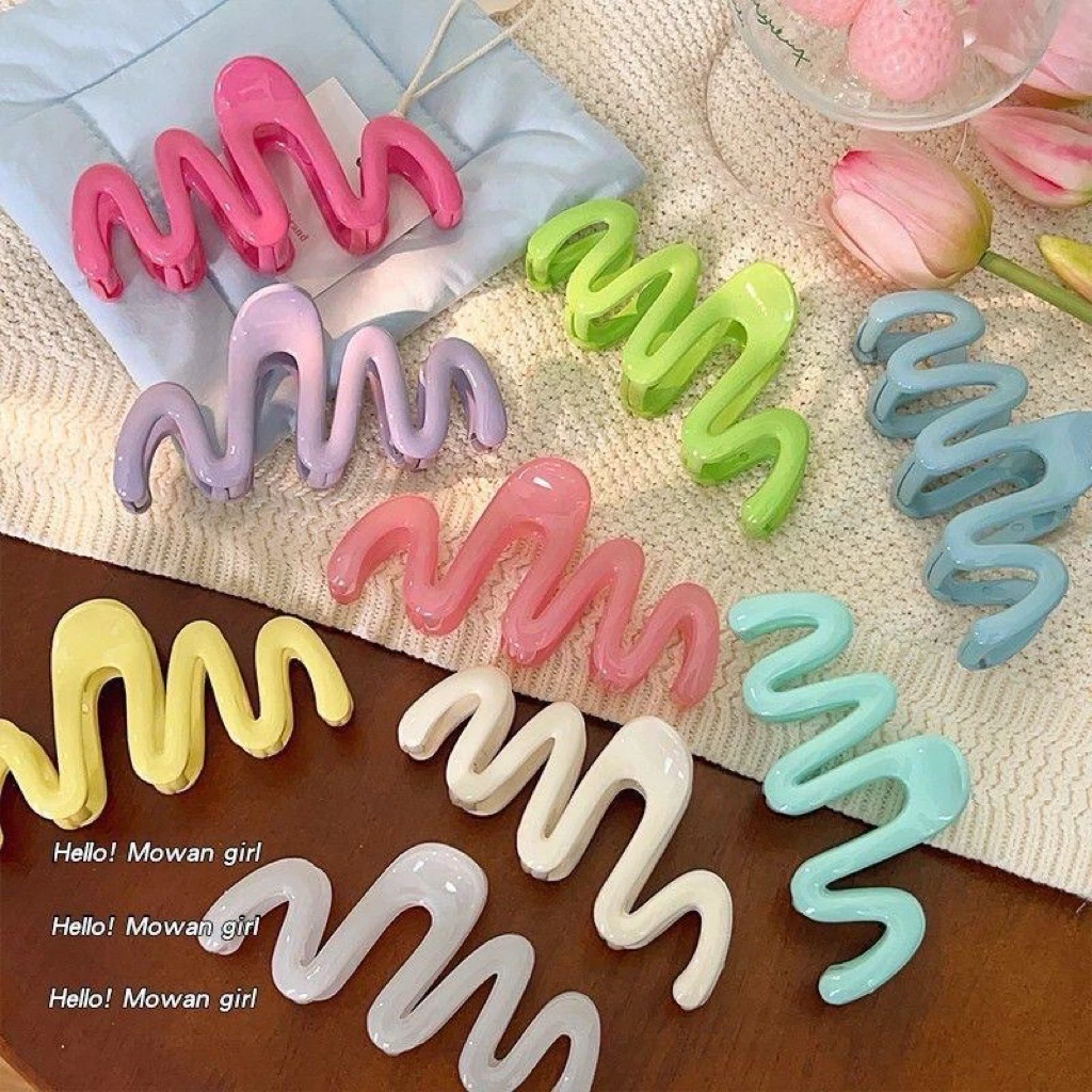 🎀พร้อมส่งจากไทย🎀AC-03กิ๊บหนีบผมสไตล์เกาหลีสีลูกกวาดน่ารัก หนีบผมน่ารัก กิ๊บหนีบผมน่ารัก กิ๊บติดผม