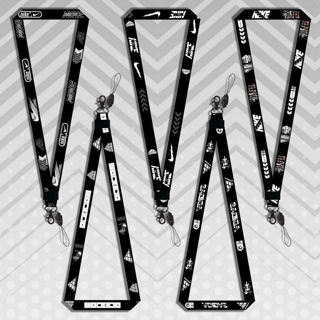 แบรนด์กีฬา n1ke ad1das สายคล้องโทรศัพท์มือถือ สายคล้องคอบัตรพนักงาน