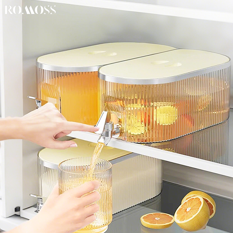 ROMOSS ถังน้ำเย็น (พร้อมก๊อกน้ํา) 4.5ลิตร สําหรับตู้เย็น ขวดฟองเย็น