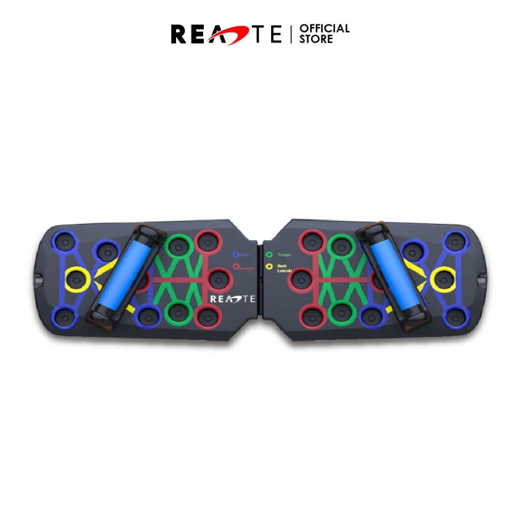 READTE บอร์ดวิดพื้น อุปกรณ์ช่วยวิดพื้น เพิ่มตัวกันลื่น บอร์ดซิทอัพ PUSH UP BOARD