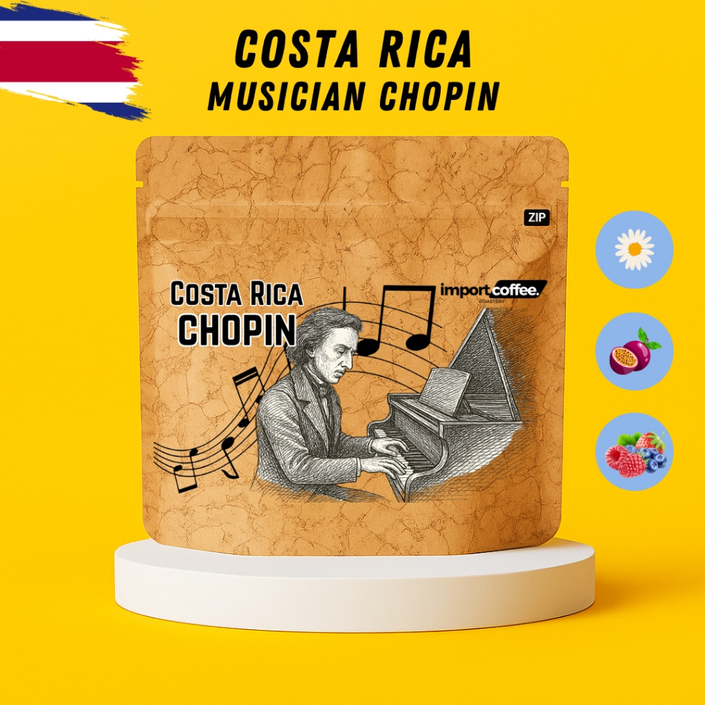 IMport coffee bean เมล็ดกาแฟคั่ว Costa Rica Chopin