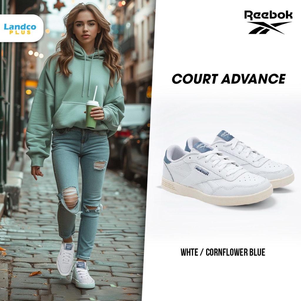 Reebok รีบ็อก รองเท้าผ้าใบ รองเท้าลำลอง UX Court Advance ID7748 (2590)