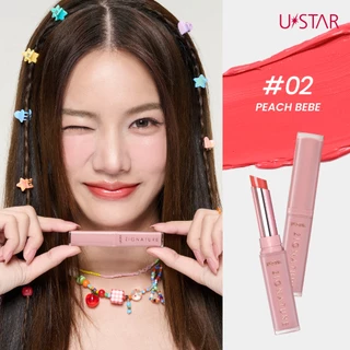 Ustar Zignature Maxx Cover Crystal Glam Lipstickลิปกระจก ปากฉ่ำ ลิปบาล์ม ฉ่ำวาว 5 เฉดสี ลิปทินท์บาล์ม ลิปสติก