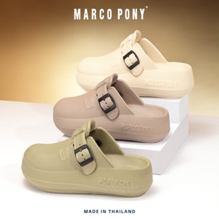 MARCO PONY รองเท้ารัดส้นผู้หญิง พื้นหนา กันลื่น ทนต่อการสึกห…