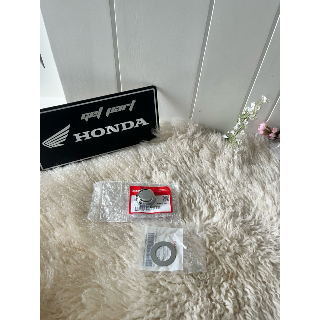 น๊อตล๊อคแผงคอกลาง และ แหวนรอง Honda Nova Tena และ Dash แท้ ใหม่ ราคา ถูกที่สุด ดีลบีเคเค