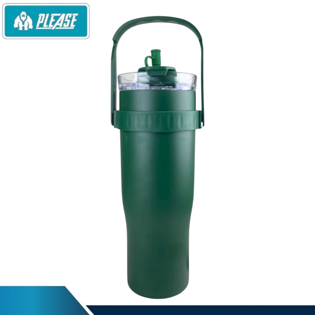 กระบอกน้ำเก็บความเย็น ขนาด1200 ml มาพร้อมหูหิ้วพรีออเดอร์ไม่เกิน 3 วัน เก็บความเย็น 8-16 ชั่วโมง พกพาง่าย ไม่เหมือนใคร ส - รูปที่ 5