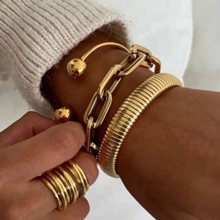 🔥[พร้อมส่งทันที🇹🇭]🔥กำไลข้อมือ นาฬิกาข้อมือ ลายเสือ สีทอง เงิน เซ็กซี่ ออกงาน ปาร์ตี้ วินเทจ สายฝอ วาเลนไทน์ (Unis - รูปที่ 7
