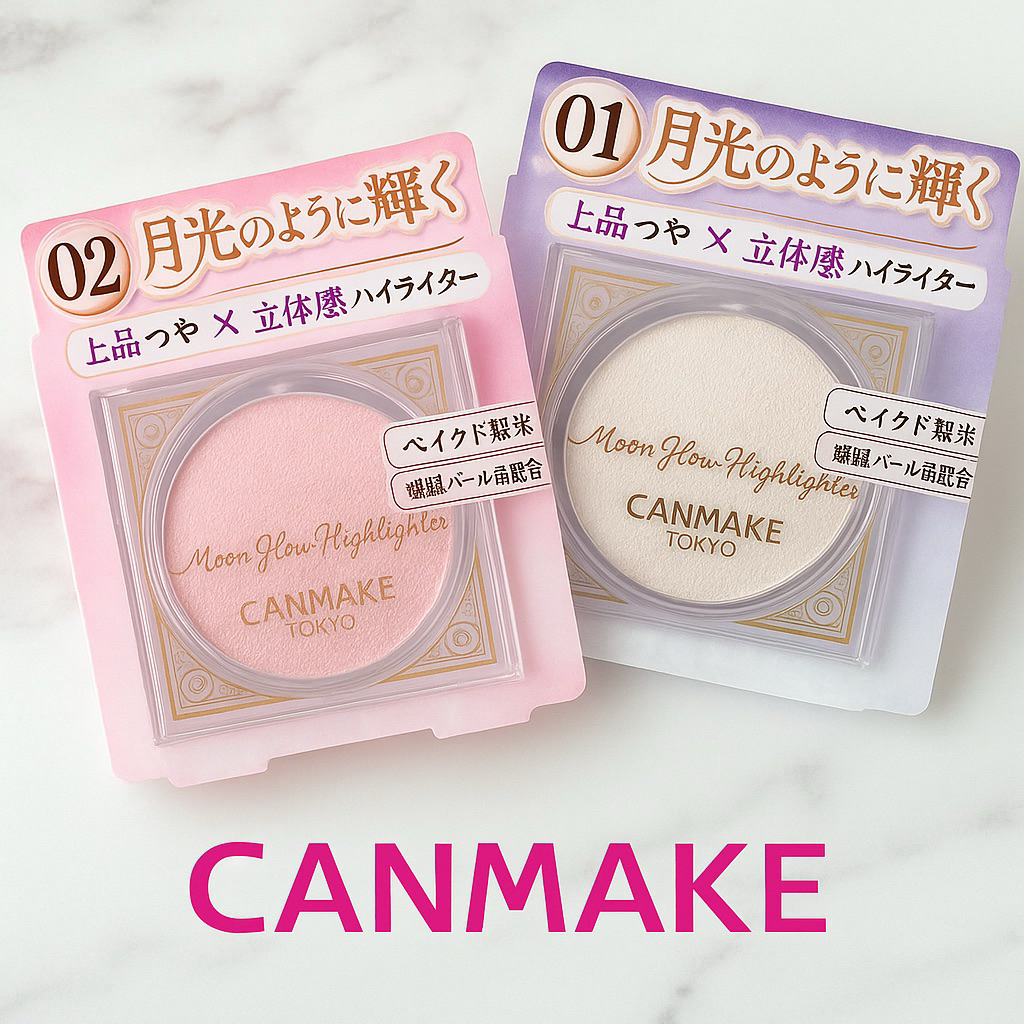 CANMAKE Moon Glow Highlighther  ไฮไลท์ไข่มุกเนื้อเนียนละเอียด