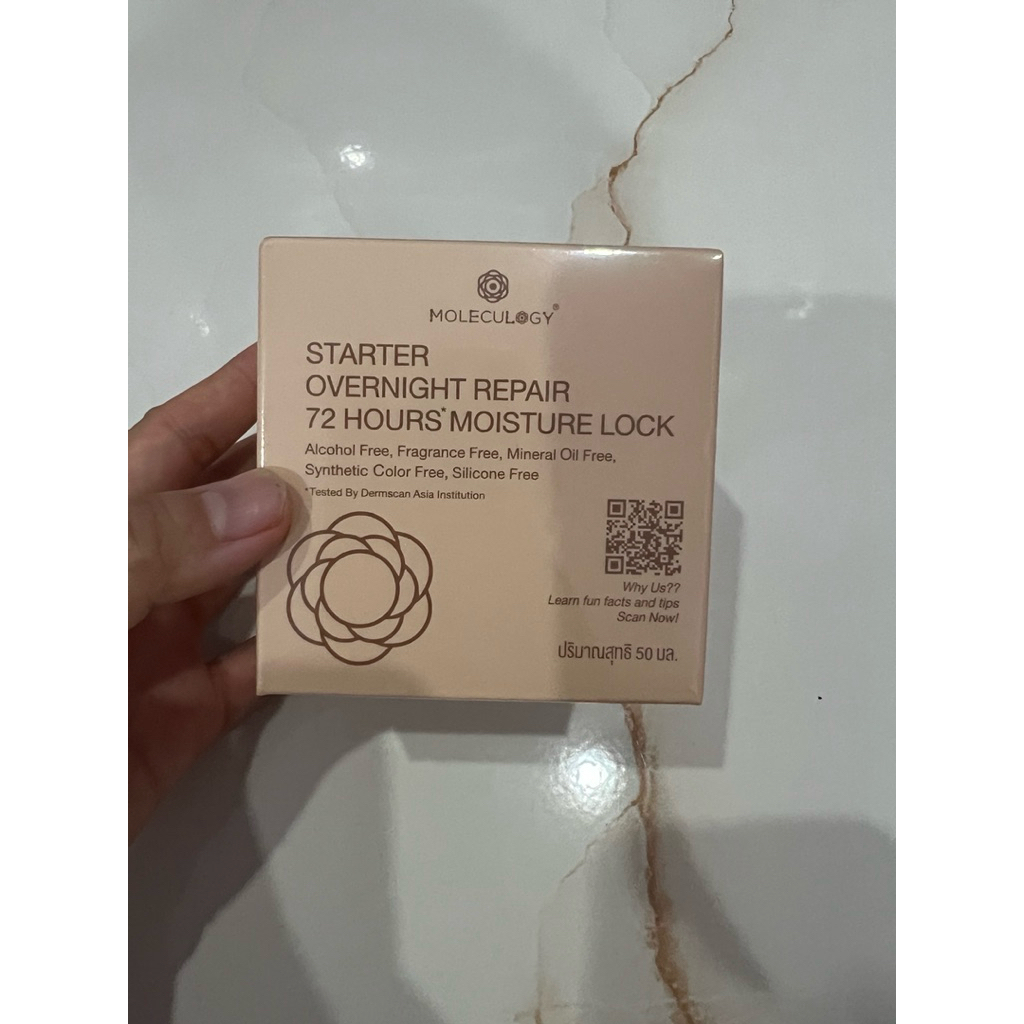 Moleculogy starter overnight repair 72 Hours’ moisture lock  ยังไม่ได้แกะซีล