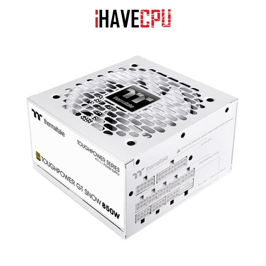 iHAVECPU PSU (อุปกรณ์จ่ายไฟ) THERMALTAKE TOUGHPOWER GT SNOW 850W 80+GOLD