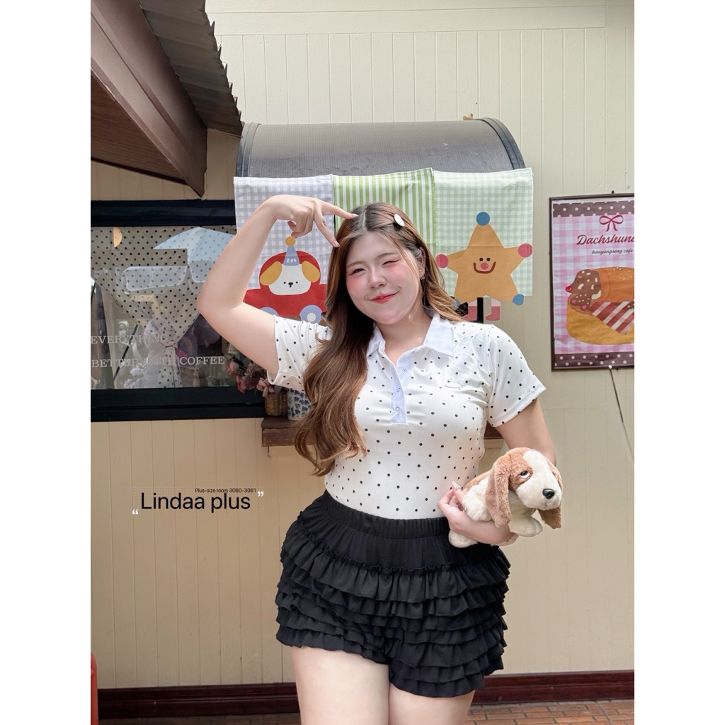 ✅เข้าเพิ่ม✅(LD) กระโปรงกางเกงชั้นๆ ผ้าร่องสีพื้น น่ารักมาก แมทซ์กับอะไรก็เริ่ด เสื้อผ้าสาวอวบอ้วน พลัสไซส์ ไซส์ใหญ่ ราคา ถูกที่สุด ดีลบีเคเค แกลเลอรีภาพที่ 6