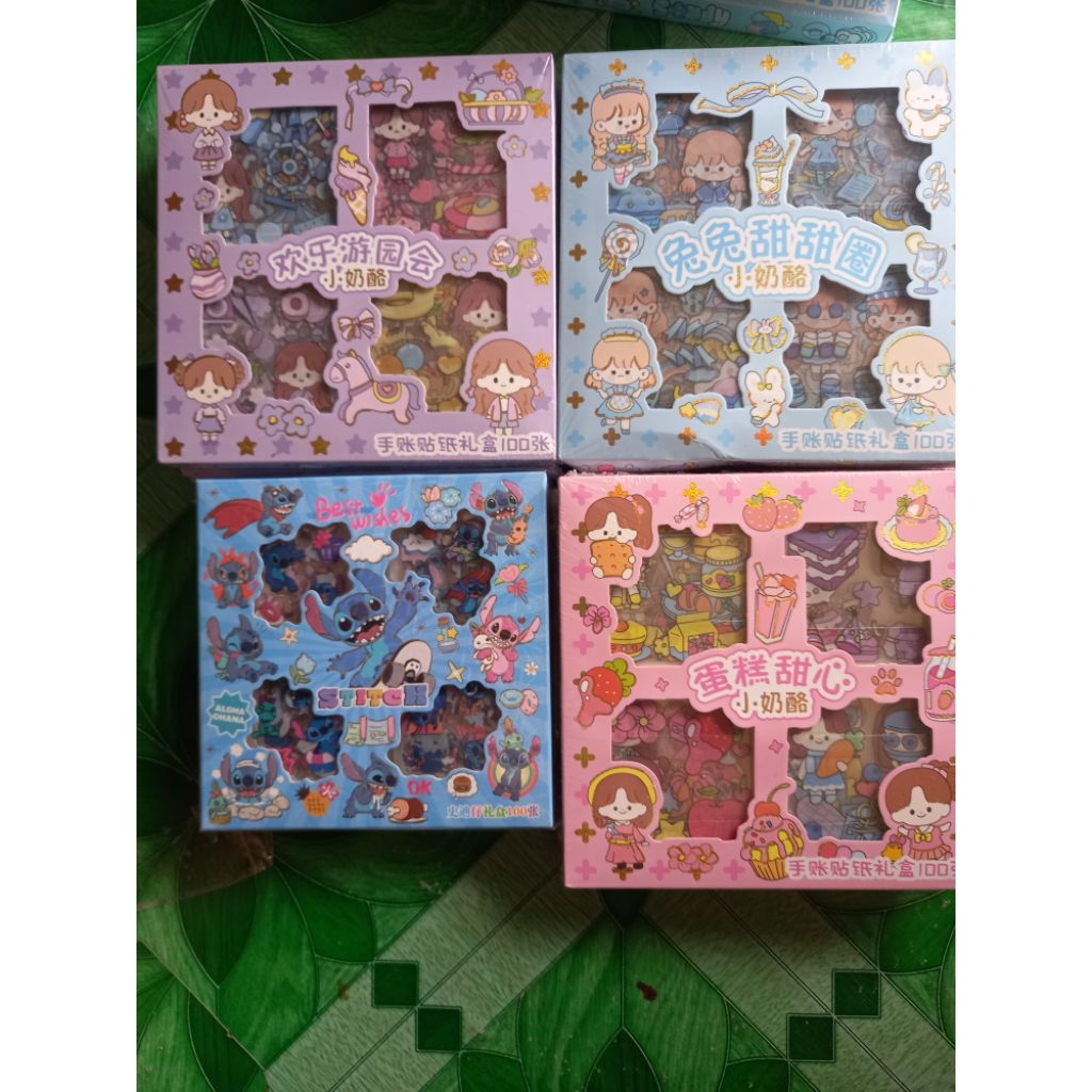 สติ๊กเกอร์ไดคัท 100 แผ่น ต่อกล่อง