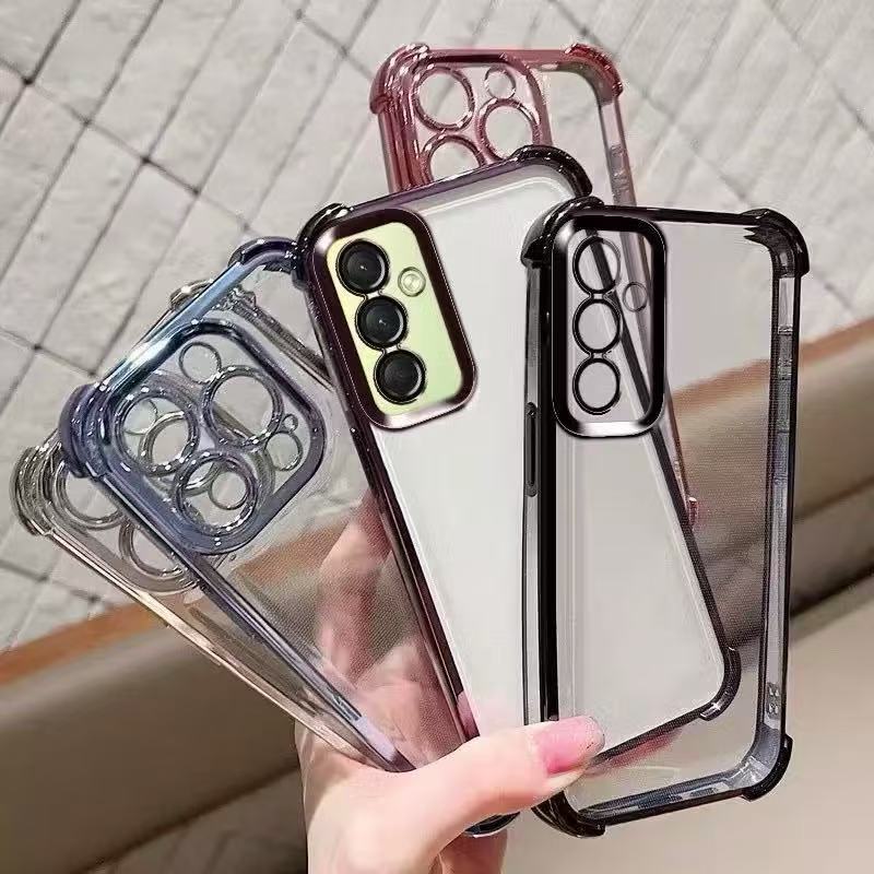 เคสใส กันกระแทก สำหรับSamsung A37 A57 A14 A15 A25 S25FE A07 A17 S24FE A05S A54 A55 A06 A16 A26 A36 A56กันเลนส์กล้อง