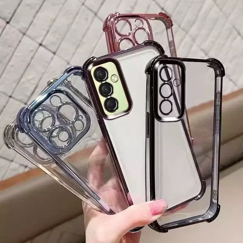 เคสใส กันกระแทก สำหรับSamsung A27 A37 A57 A14 A15 A25 S25FE A07 A17 S24FE A05S A54 A55 A06 A16 A26 A36 A56กันเลนส์กล้อง
