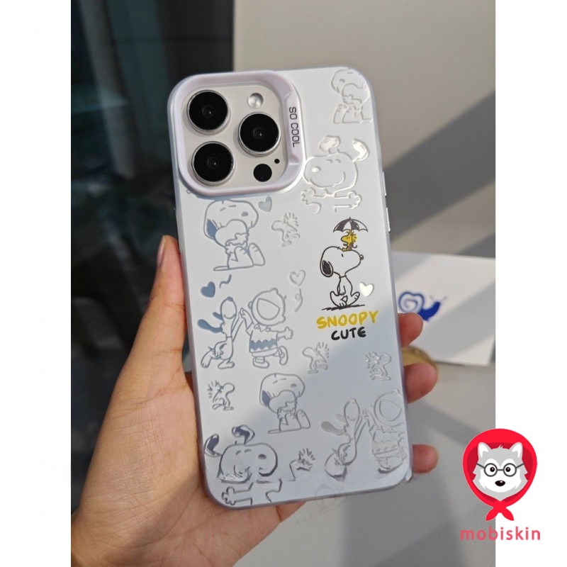 เคส Apple รองรับ iPhone 16 PRO MAX 15 PRO MAX 14 PRO MAX 13 11 PRO MAX XS XR 7 8PLUS สนูปปี้ เคสไอโฟน11 เคสไอโฟน13