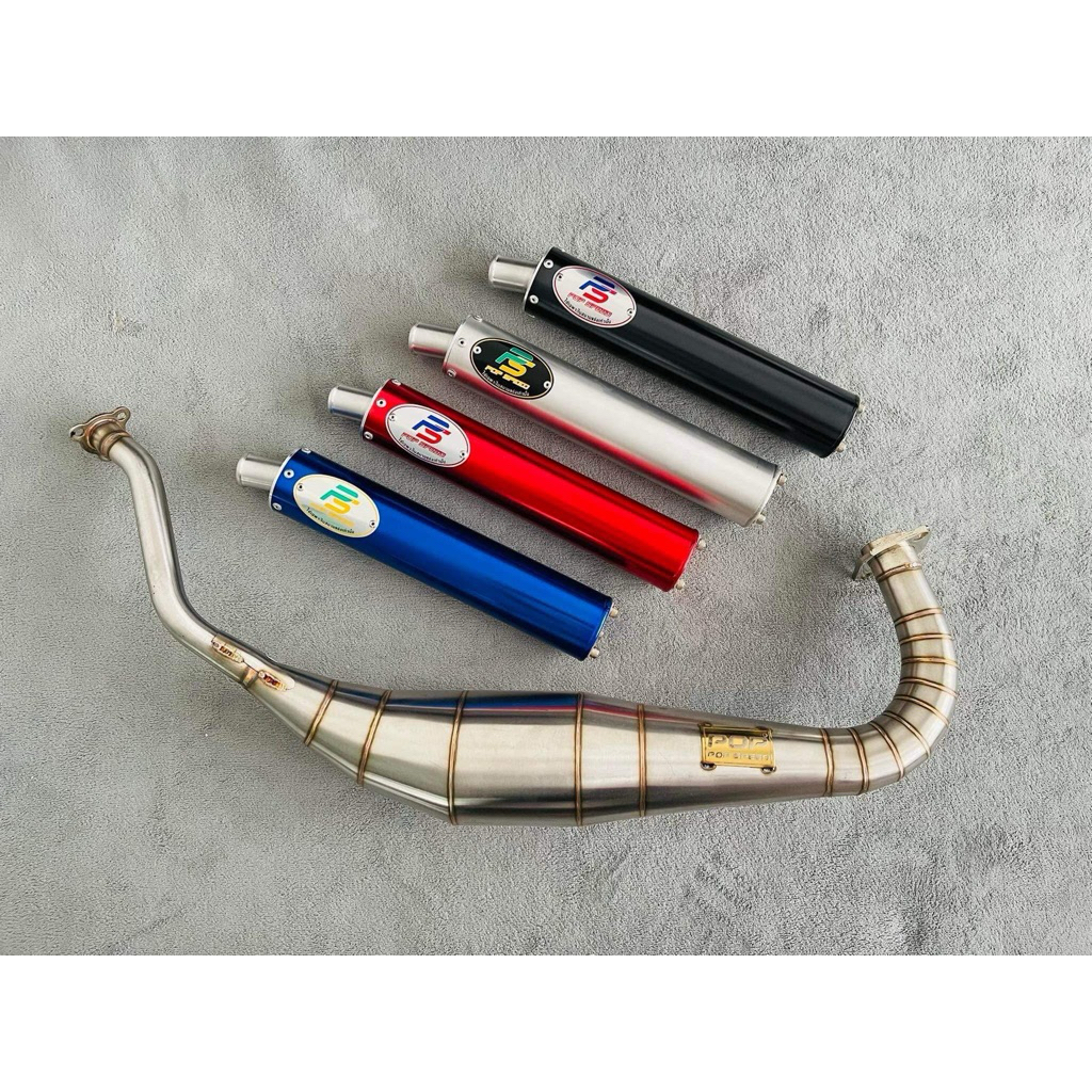 ท่อสูตรLS Dash/กระดก/ควั่นควั่น/ลูกเดิม/ปลายเนียมจุกเนียม