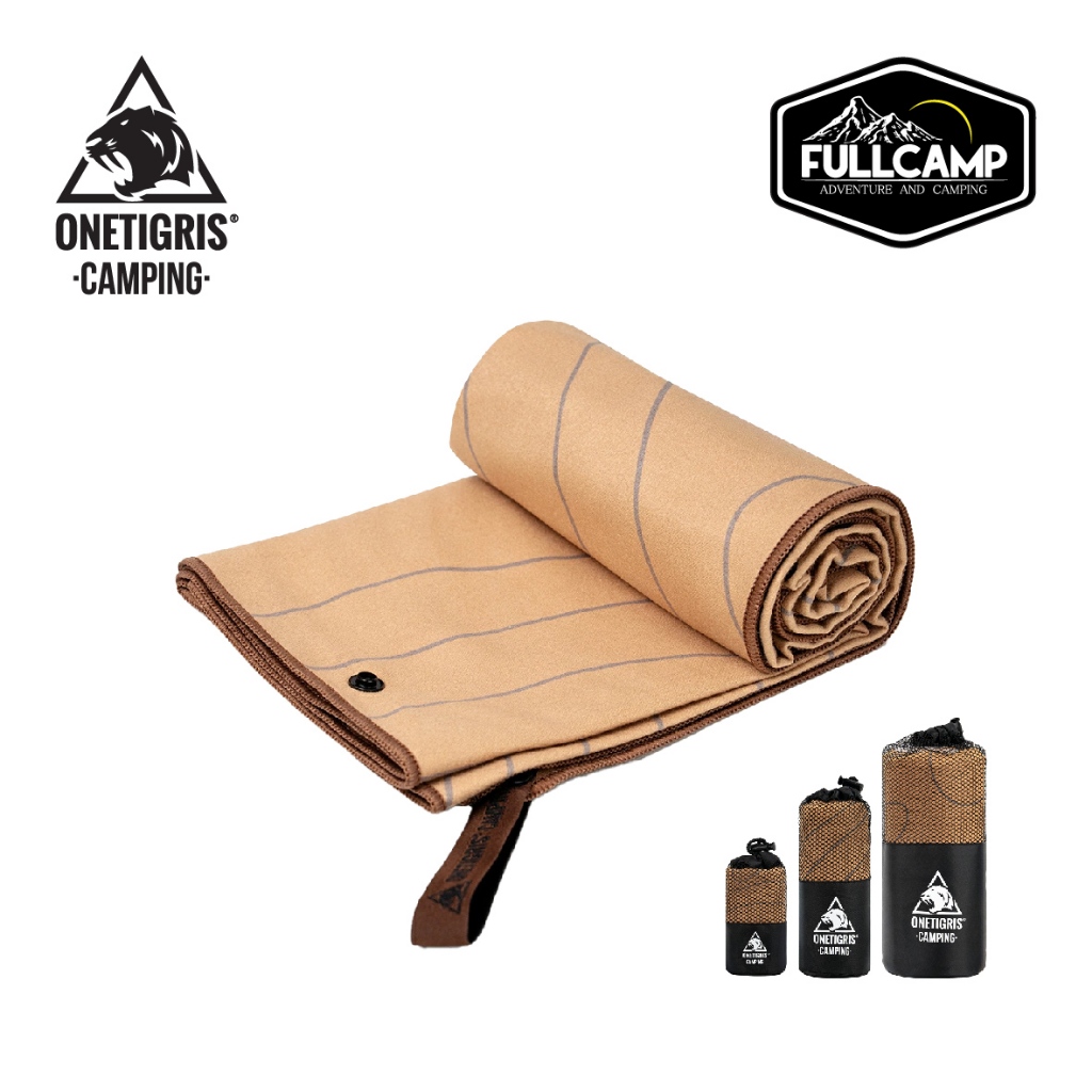 OneTigris Quick Dry Towel ผ้าเช็ดตัวไมโครไฟเบอร์แห้งเร็ว ผ้าเช็คตัวแคมป์ปิ้ง ขนาดเล็ก น้ำหนักเบา
