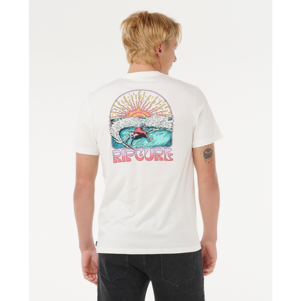 RIPCURL เสื้อยืดผู้ชายแขนสั้น 0U9MTE GRATEFUL SHRED TEE 2025-S1