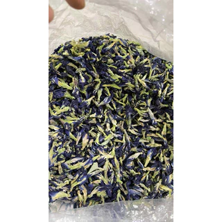 อัญชันแห้ง ดอกอัญชันแห้ง สะอาด ขั้วเขียว ปริมาณ1,000กรัม