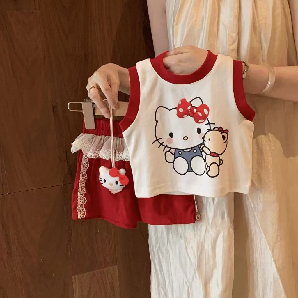 พร้อมส่ง ว68  6135 ลูกไม้คิตตี้