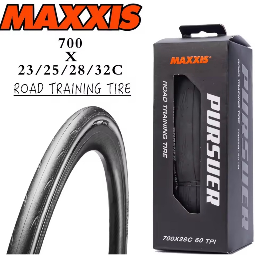 MAXXIS PURSUER 700C ยางจักรยานเสือหมอบ ULTRA LIGHT SPORT LEVEL CLINCHER 700X25C 700X28C 700X32C