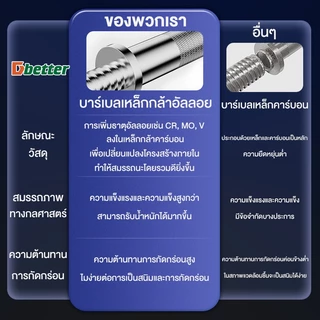 DOBETTERS บาร์เบลล์บาร์ แกนบาร์เบล ก้านตรง(1.2m/1.5m) ก้านโค้ง(1.2m) แกนหยัก แกนยกน้ำหนัก แข่งยกน้ำหนัก อุปกรณ์ฟิตเนส