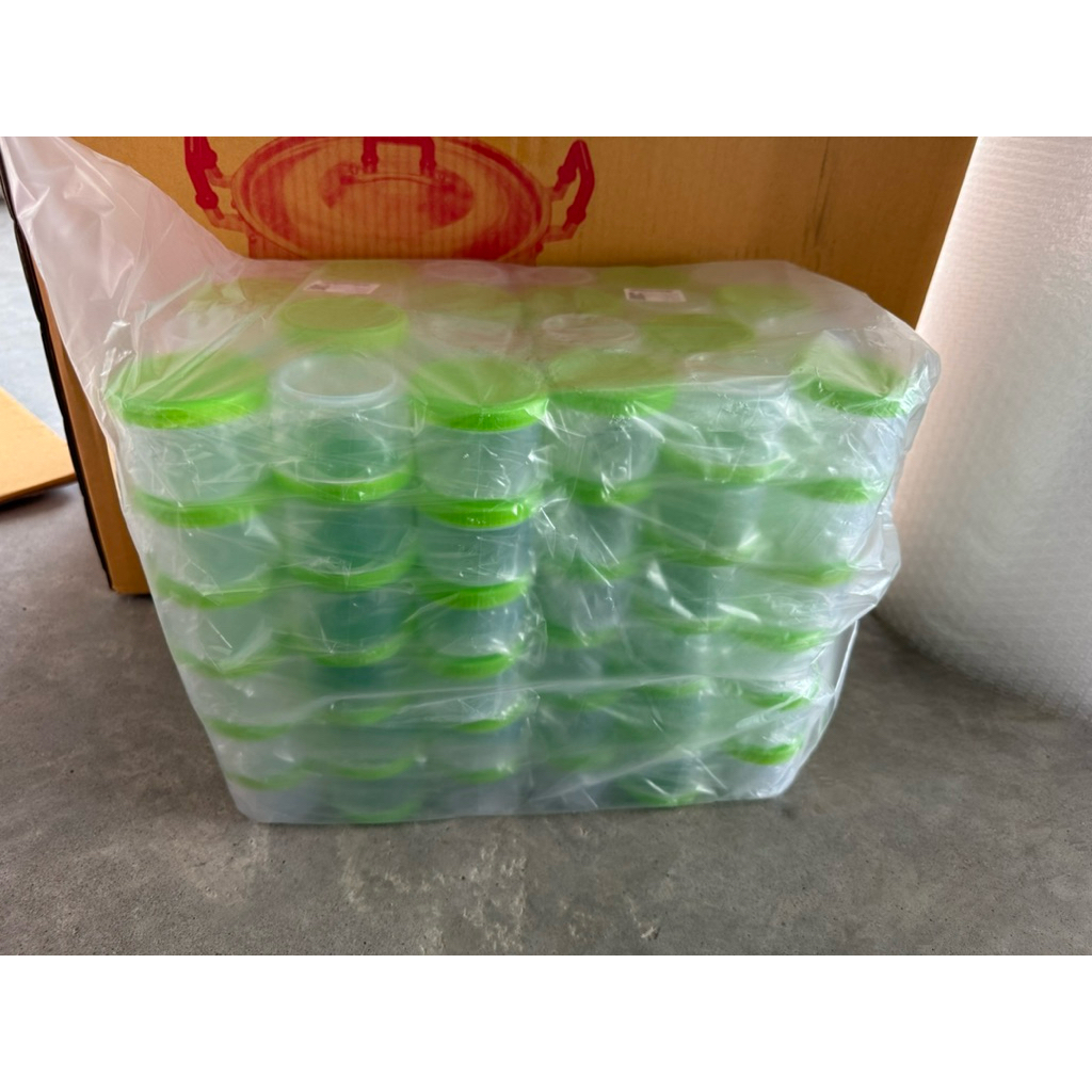 กระปุกฝาเขียว กระป๋องฝาเขียว กระปุกแจ่วบ่อง (144ชิ้น)