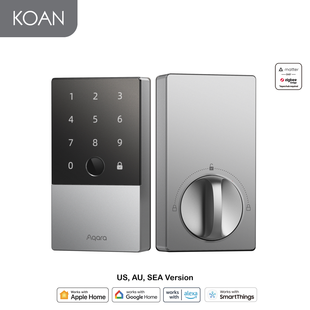 Aqara Smart Lock U100 (With HUB M100) อุปกรณ์ล็อกประตูอัจฉริยะ