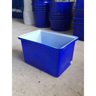 กะบะใส่น้ำ250ลิตร ผลิตใหม่มือ1 มีวาวล์น้ำออก1นิ้ว วัสดุHD/PE…