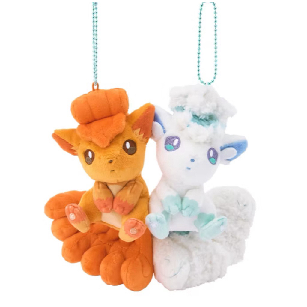 Pokemon Center Original Pair Mascot Set That Sticks Together With Magnets Similar Items Vulpix & Alo