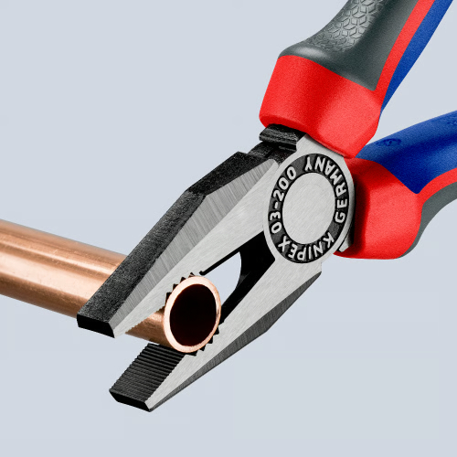 Knipex คีมปากจิ้งจกด้ามหนา ขนาด 8 นิ้ว รุ่น 0302200 - รูปที่ 2