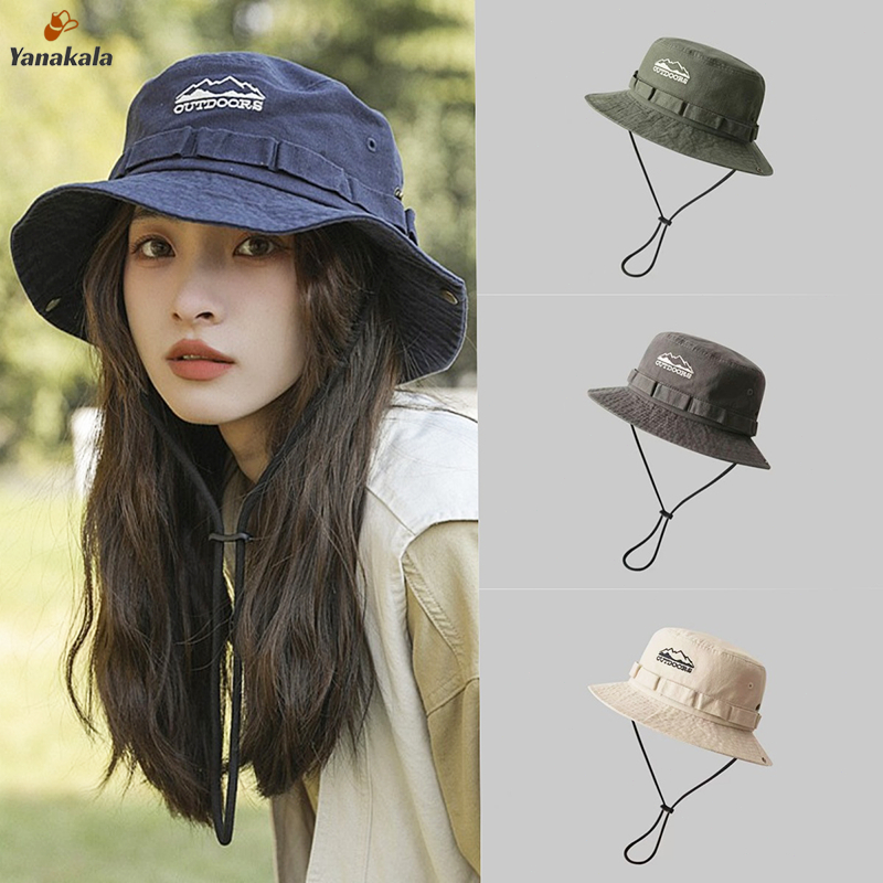 ส่งเร็ว🚚ปรับระดับได้ หมวกเดินป่า ผู้ชายและผู้หญิง กันแดด ป้องกันUV ระบายอากาศได้ดี หมวกกันแดด