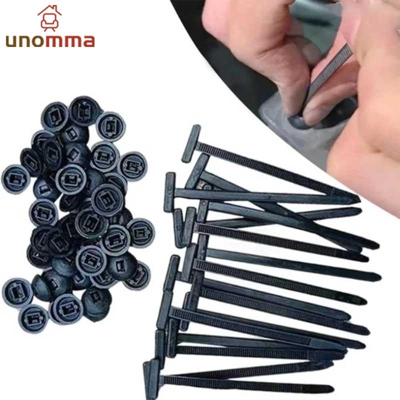 COD 20/50/100pcs เคเบิ้ลไทร์ไนล่อน สวมใส่อเนกประสงค์ล็อคตัวเองซิปผูก ทนทานหนักน้ําหนักเบารถเครื่องมือซิปผูก unomma